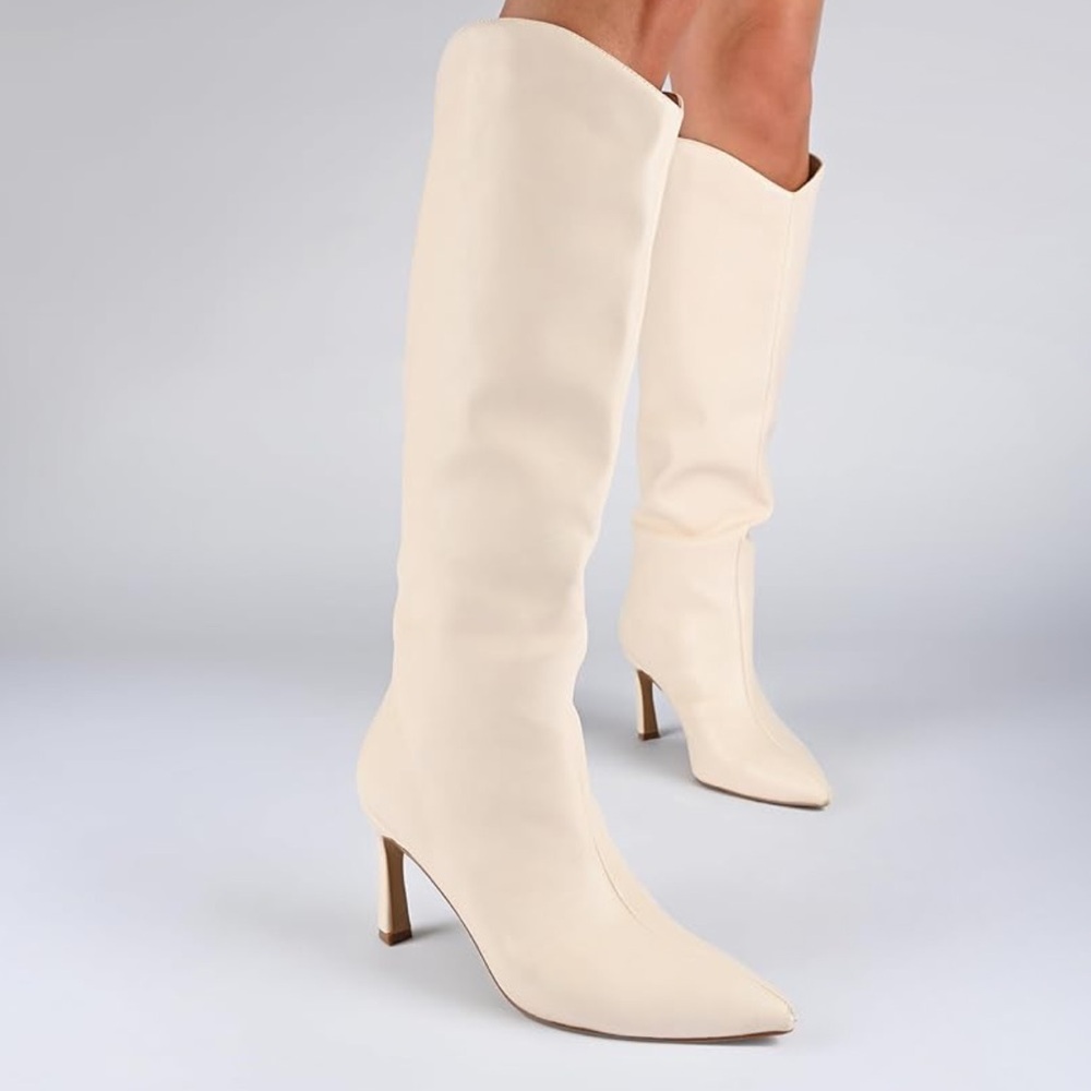 Elegant Cream  REHELA Heeled Boots